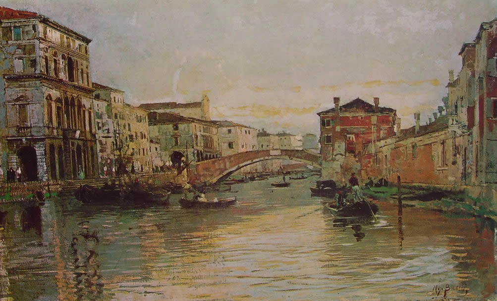 Canale a Chioggia - Galleria Nazionale d’Arte Moderna, Roma